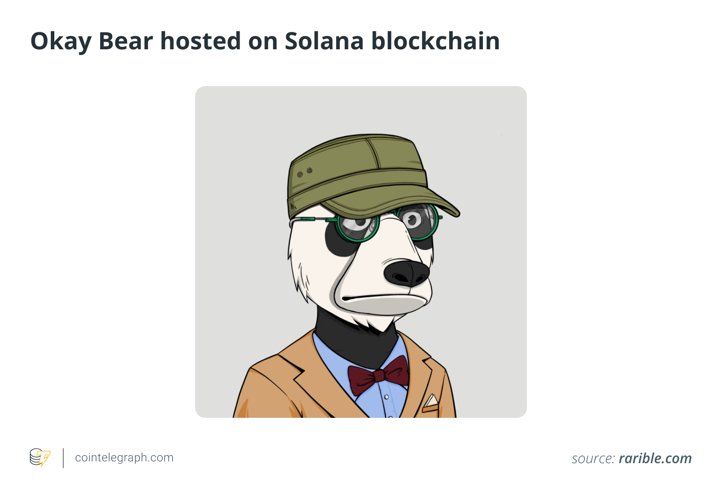 Okay Bear hosted on Solana blockchain